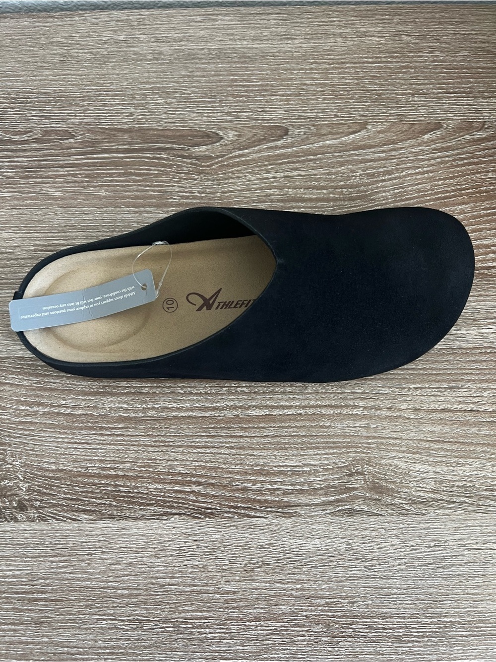 Women's Black Slip-On Comfort Slippers - Picture 6 of 7